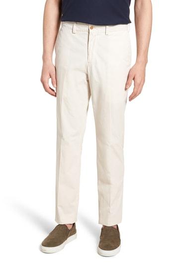 Men's Bills Khakis M3 Straight Fit Flat Front Tropical Poplin Pants X 32 - Beige