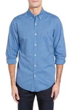 Men's Vineyard Vines Tucker Slim Fit Heathered Sport Shirt - Blue