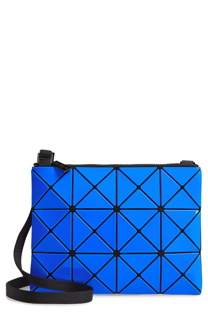 Bao Bao Issey Miyake Lucent Two-tone Crossbody Bag - Blue