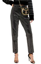 Women's Topshop Pinstud Mom Jeans W X 30l (fits Like 25-26w) - Black