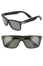 Men's Persol 58mm Polarized Sunglasses - Matte Black