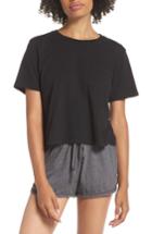 Women's Richer Poorer Boxy Crop Tee - Black