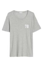 Men's Frame Collegiate Wide Neck Applique T-shirt