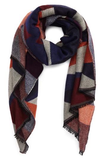 Women's La Double 7 Geo Block Scarf