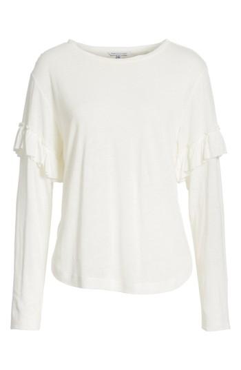 Women's Rebecca Minkoff Laurel Linen Blend Tee - White