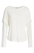 Women's Rebecca Minkoff Laurel Linen Blend Tee - White