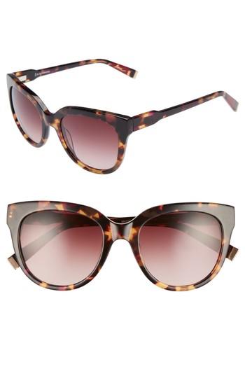 Women's Ed Ellen Degeneres 54mm Oval Sunglasses - Tortoise Purple