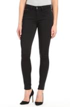 Women's Mavi Adriana Side Stripe Skinny Ankle Jeans - Black