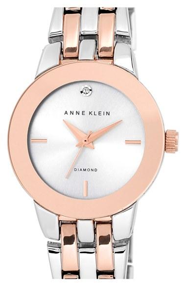 Women's Anne Klein Diamond Accent Bracelet Watch, 30mm
