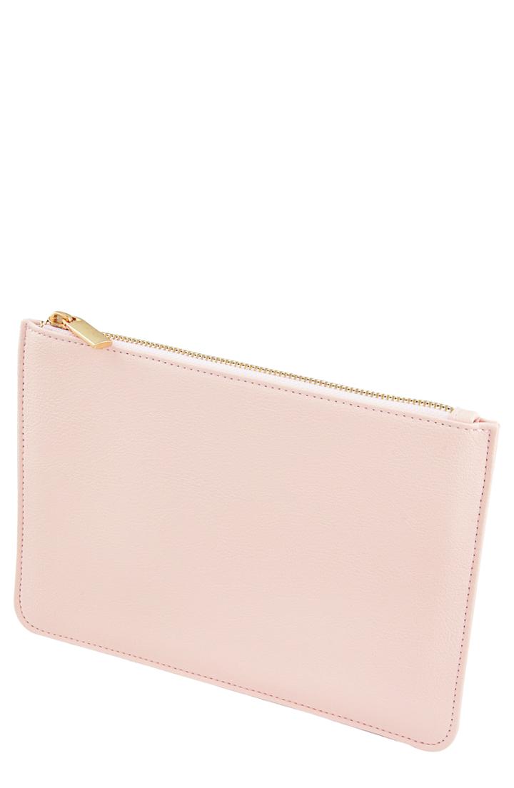 Cathy's Concepts Personalized Faux Leather Pouch -