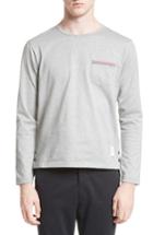Men's Thom Browne Button Vent Jersey Pocket T-shirt