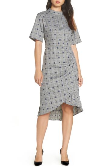 Women's Lenon Draped-side Sheath Dress