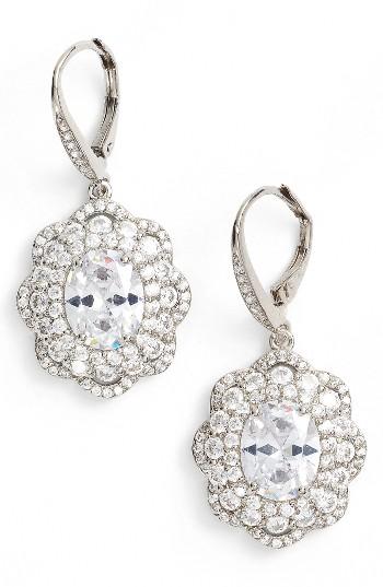 Women's Nina Vintage Drop Crystal Earrings