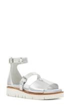 Women's Nine West Satoria Platform Sandal .5 M - Metallic