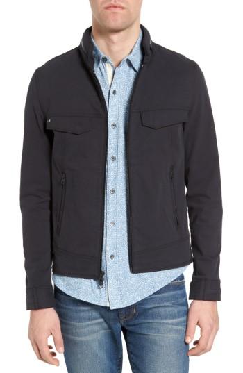 Men's W.r.k Burl Hooded Twill Jacket, Size - Black