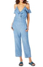 Women's Michael Stars Cold Shoulder Cropped Jumpsuit - Blue