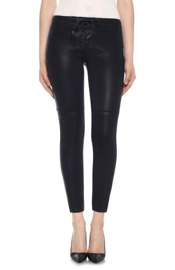 Women's Taylor Hill X Joe's Icon Coated Ankle Skinny Pants - Black