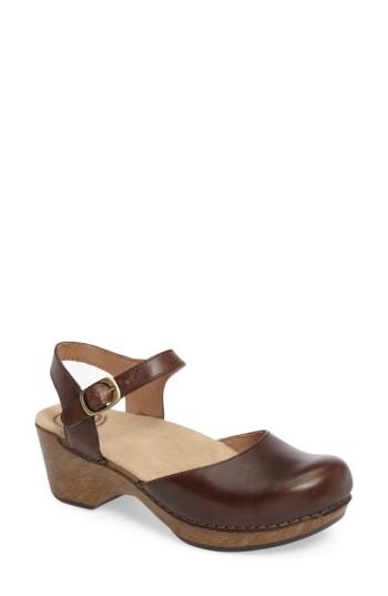 Women's Dansko 'sam' Clog .5-9us / 39eu M - Brown