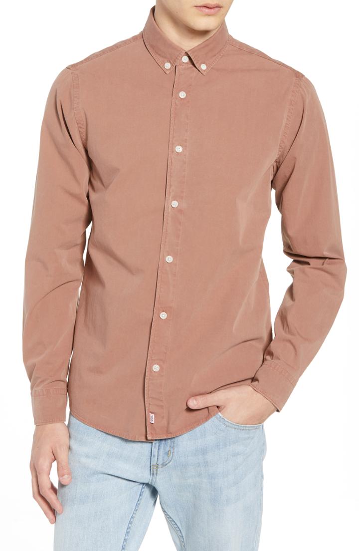 Men's Wax London Bampton Solid Sport Shirt