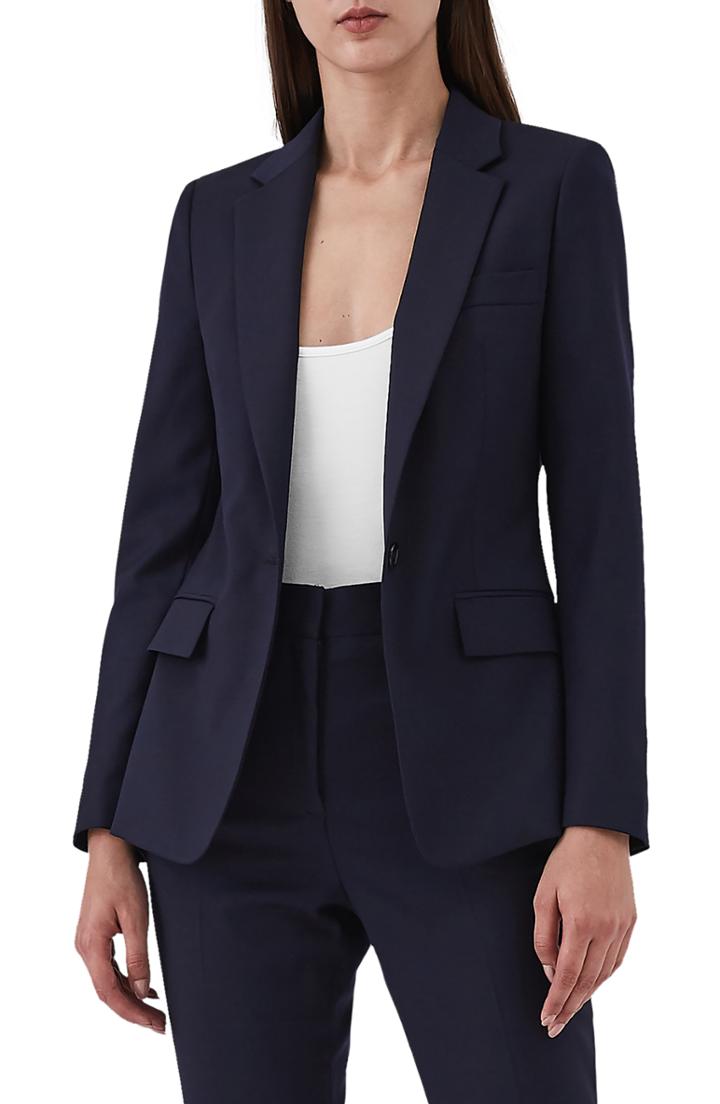 Women's Reiss Fenton Stretch Wool Blend Jacket