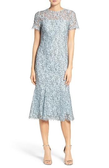 Women's Shoshanna Park Lace Midi Dress