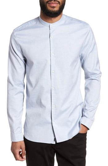 Men's Hugo Hugo Boss Eddison Relaxed Fit Solid Sport Shirt - Blue