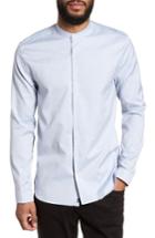 Men's Hugo Hugo Boss Eddison Relaxed Fit Solid Sport Shirt - Blue