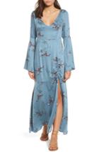 Women's Xscape Deep V-neck Skater Dress