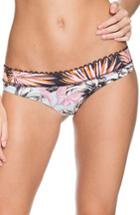Women's Maaji Bumpy Roads Signature Reversible Bikini Bottoms - Black