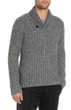 Men's Vince Shawl Collar Sweater - Grey