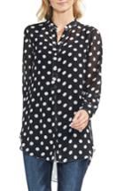 Women's Vince Camuto Spotlight Melody Henley Tunic - Black