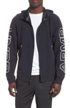 Men's Under Armour Baseline Hooded Jacket, Size - Black
