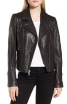 Women's Andrew Marc Leather Jacket - Black