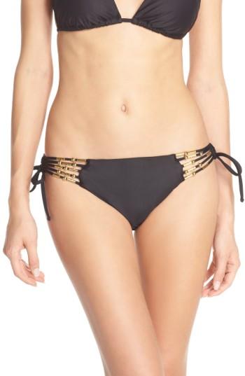 Women's Trina Turk 'riviera' Side Tie Hipster Bikini Bottoms