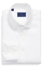Men's David Donahue Regular Fit Oxford Dress Shirt .5 - 32/33 - White