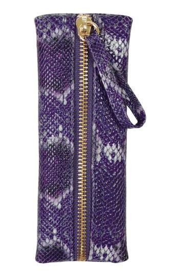 Kelly Wynne Zip Privacy Pouch - Purple