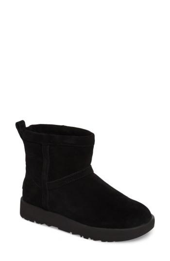 Women's Ugg Classic Mini Waterproof Boot M - Black