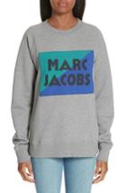 Women's Marc Jacobs Logo Patch Sweatshirt - Grey