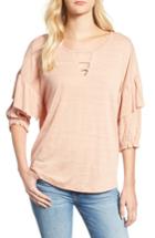 Women's Wit & Wisdom Ruffle Top - Beige