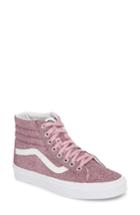 Women's Vans Ua Sk8-hi Reissue Glitter Sneaker M - Pink