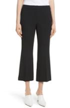 Women's Tibi Anson Crop Bootcut Pants - Black