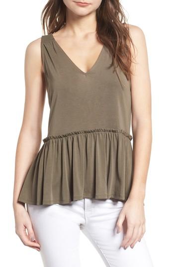 Women's Chelsea28 V-neck Peplum Tank