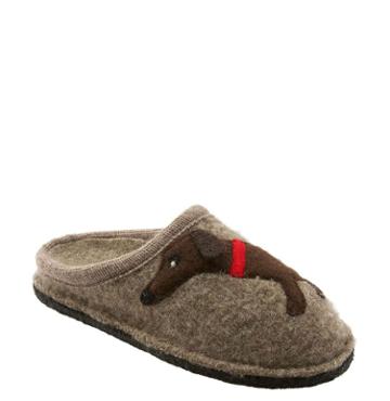 Women's Haflinger 'doggy' Slipper Us / 38eu - Grey