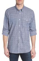 Men's Barbour Beluga Regular Fit Check Sport Shirt - Blue
