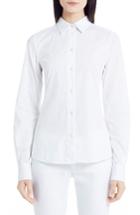Women's Dolce & Gabbana Stretch Poplin Blouse Us / 38 It - White