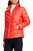 Women's Lauren Ralph Lauren Chevron Quilted Packable Down Jacket - Orange