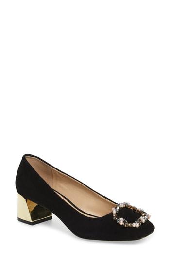 Women's Karl Lagerfeld Paris Hadley Embellished Pump M - Black