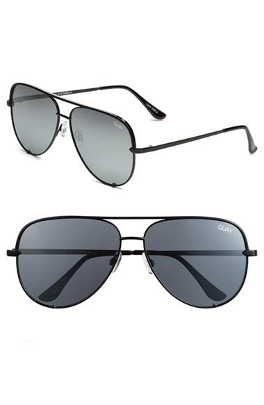 Women's Quay Australia X Desi Perkins 'high Key' 62mm Aviator Sunglasses -