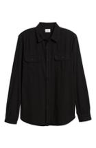 Men's Ag Benning Slim Fit Utility Shirt, Size - Black