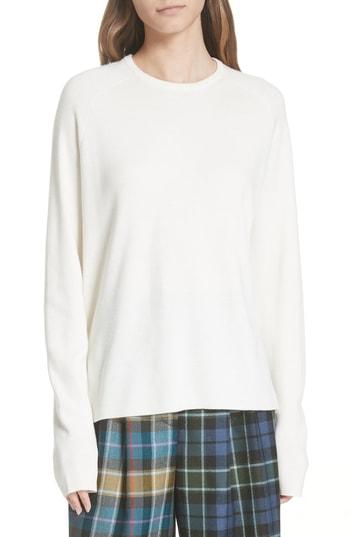 Women's Tibi Merino Wool Sweater - White